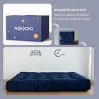 8  Futon Mattress Full Size  Extra Thick Futons Sofa Couch Bed  Velvet Floor    