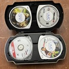 Sony Psp Playstation Portable Umd Storage Case With 7 Games   Movies Lot