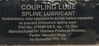 5qty  -  Chelsea 379688 Spline Lubricant