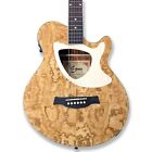 Gosila 39 acoustic Electric Cutaway Guitar quilted Maple Top Body pickup Issue  