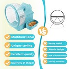 4 In 1 Silent Large Hamster Wheel Multifunctional Hamster Running Wheel Quite   