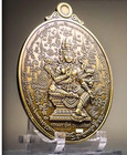 Brahma Mahayan Coin Giant Eternal Wealth Phra Ajahn Wiraphon Thai Buddha Amulet