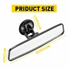 Rear View Mirror Glass Suction Cup Stick On Interior Wide Car Truck Universal
