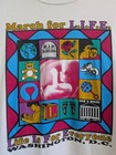 Vtg 90s March For Life T-shirt Xl Fruit Of The Loom Single Stitch Made In Usa Pr
