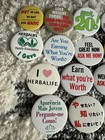Herbalife Pin Button Pinback Lot Vintage Advertising