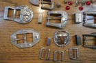 Lot  4 Vintage Toy Cap Gun Holster Pieces For Repair Or Display