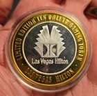 Silver  10 Hilton Las Vegas Casino Gaming Token   Coin  Vintage