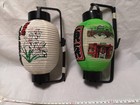 Japanese Lantern Chochin Paper Kanji Set Of 2 With Handle Souvenir Washi