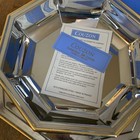 Vtg Art Deco Jean Couzon Octagon Serving Plate And Bowl Stainless Steel Holiday