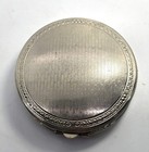 Richard Hudnut Guilloche Blue Enamel Deauville Powder Compact Art Deco Antique 1