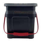  2 Pack  Hyper Tough 5 Gallon Heavy Duty Plastic Material Bucket Tote adult