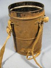 Original 1918 German Ww1 Gas Mask Canister With Strap Missing Lid