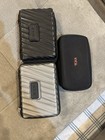 Tumi Amenity Kits For Delta One Empty Lot Of 3 Soft   Hard Shell Zipper