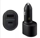 Samsung Adaptive Fast Charging Dual-port Car Charger With Type-c Cable - Black