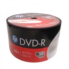 50-pack Hp 16x Logo Blank Dvd-r Dvdr Recordable Disc Media 4 7gb Shrink Wrapped