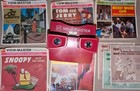 Vintage View-master View Master Viewer Model G Bakelite W  Multiple Reels Set