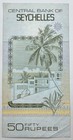 Seychelles 50 Rupees Banknote - Turtle - Palm Tree - Animal World Banknotes