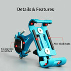 360   Aluminum Motorcycle Bike Bicycle Gps Cell Phone Holder Handlebar Mount Lot