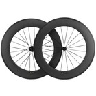 88mm Carbon Wheelset Clinhcer Road Bike Carbon Fiber Front  rear Wheels In Usa