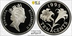 1995 10c Pcgs Pr70dcam Bermuda