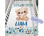 Personalized Baby Blanket With Name For Girl Boy Custom Blanket For Baby Newborn