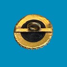 Museum Quality  Micro Mosaic  Roman Architecture  Button Set In  Gold  Free Ship