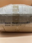 Center Console Boat Cover  20 -22  Long  beam Width Up To 106    Black   Straps