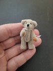 Vintage Handmade Little Gem Grey Teddy Bear - 1995