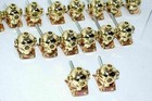 Diver Helmet Dresser Drawer Knobs Diving Mask Brass copper Gold Metal Set Of 32