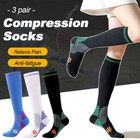 Easy-on easy-off Calf Compression Socks 3pair Medicinal Products Men Women S-xxl