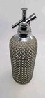 Vintage Sparklets New York Makers Seltzer Bottle Czechoslovakia Glass Mesh