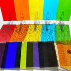 12 Sheets Rainbow Transparent 96 Coe Fusing Glass Sheets 4 X 6 Inch Assorted    