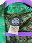 Vintage 90s Reckless By Isaco Green Silk Robe  missing Original Sash