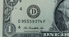 Ink Well Contamination Error 2013  1 One Dollar Bill  Great Condition