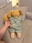 Vintage Cabbage Patch Kids 16in Girl Doll Blonde Hair Blue Eyes Signed W  Papers