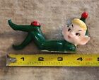 Vintage 1950s Norcrest Pixie Elf Ladybug Figurine F-304 Norcrest Sticker