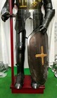 Medieval Suit Of Amour Collectible Shield Sword Crusader Full Body Knight Armor