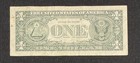 2013  1 Dollar Star Note Serial Number K08609088  - Off Center Cutting Error -