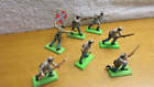Vintage 1971 Complete Set Of 7 Britains Deetail Confederate Rebel Troops England