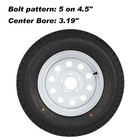 St205 75r15 Trailer Tire With Wheel  205 75r15 Radial Tire Rim 8-ply Lrd 2-pack