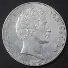 1840 German 2 Thaler Silver Coin 37 03g  Cleaned