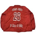 Delta Sigma Theta Sorority        Windbreaker Jacket Red Lightweight Size 2xl