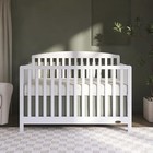 5-in-1 Convertible Full Size Baby Crib White 54 7 L X 29 3 W 40 2 H Dream On Me
