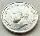 1951 Australia  florin  2 Shillings Silver Coin    vf  Condition