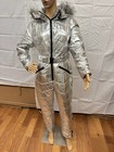 Women   s Snowsuit Winter Skisuit  Silver  Xl  4   S 2 