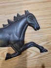 Vintage Mid Century  Modern  Art Deco Running  Horse Metal Wall Plaque