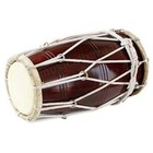 Wooden Musical Dholak Instrument Drum With Kit Carry Bag