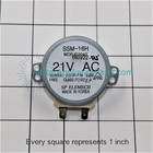 Ge Microwave Turntable Motor Wb26x10038