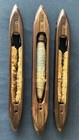 Lot Of  3  Rare Sh Large Vintage Loom Weaving Boat Shuttles exc  Cond  16-16 75 