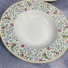 Villeroy   Boch Virginia 9 5  Large Rim Soup Bowl Rare Lot Of 4 Excellent Floral